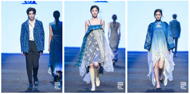 自由自在 悟藍(lán)手作2023春季新品發(fā)布驚艷2023廣東時(shí)裝周